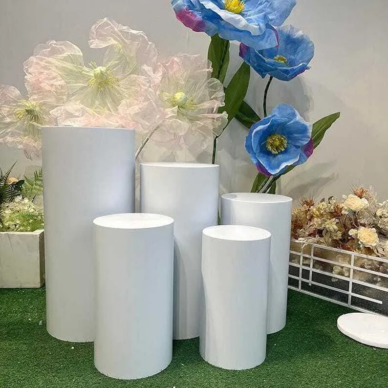 5pcs Metal Cylinder Pedestals