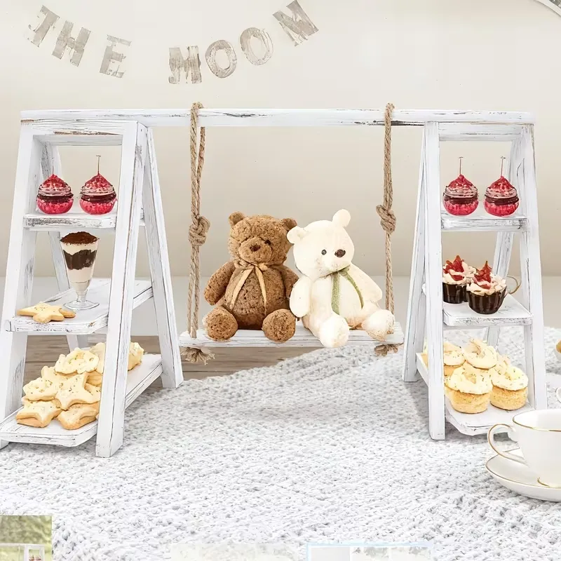  3 Tier Cupcake Stand with Swing
