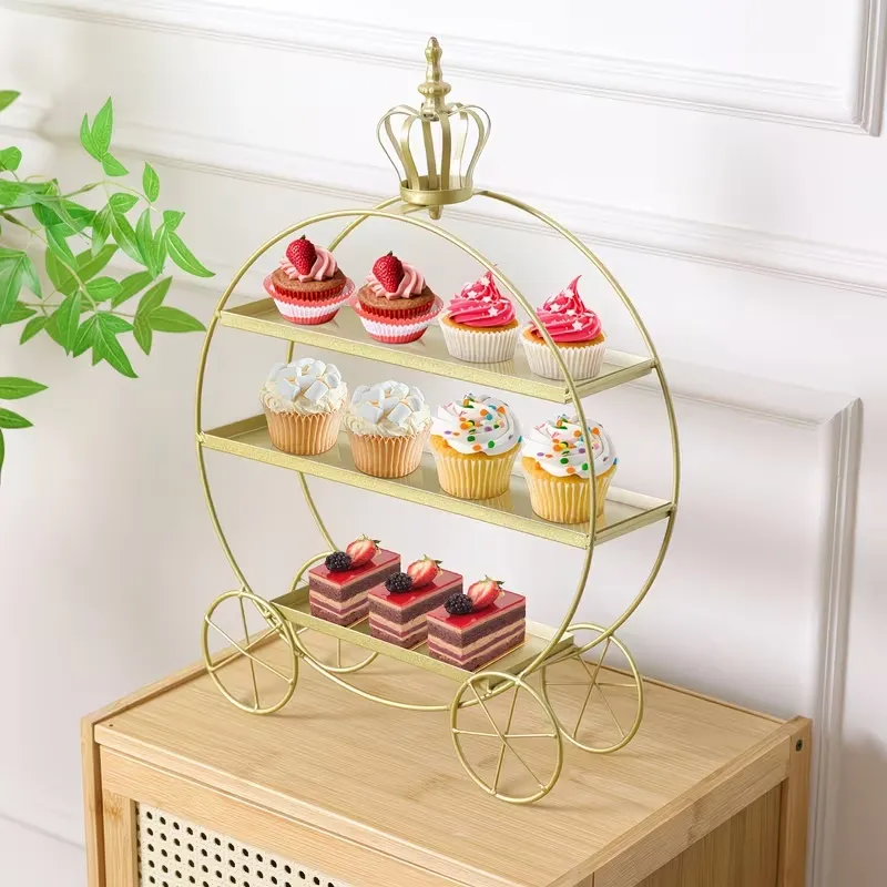 Golden Crown Treat Stand