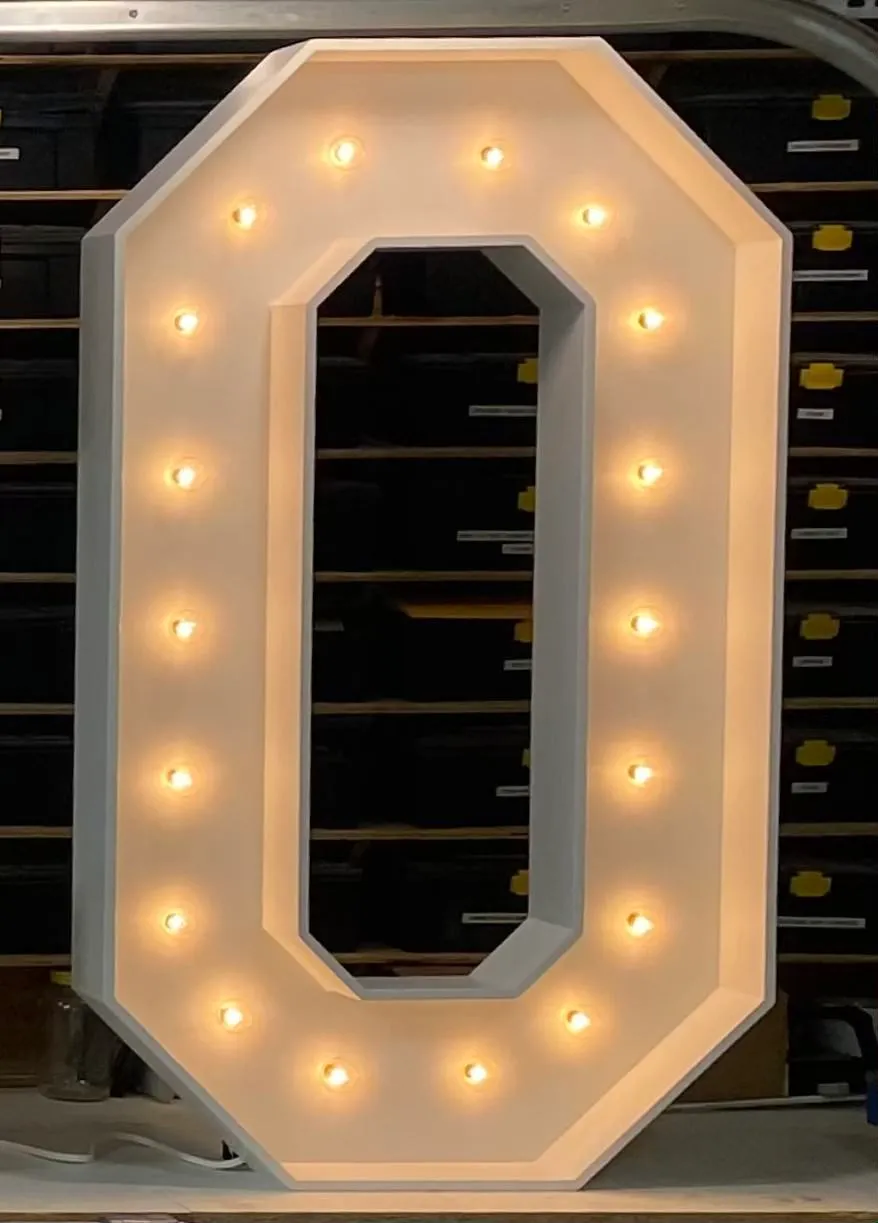 Marquee Letter O