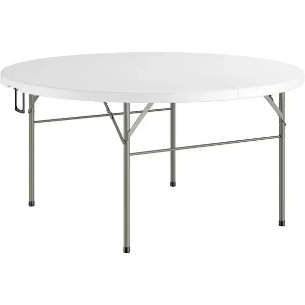 60" Round Plastic Folding Table