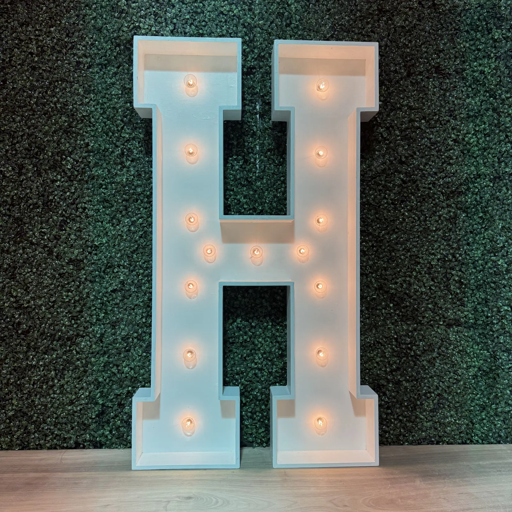 Marquee Letter H