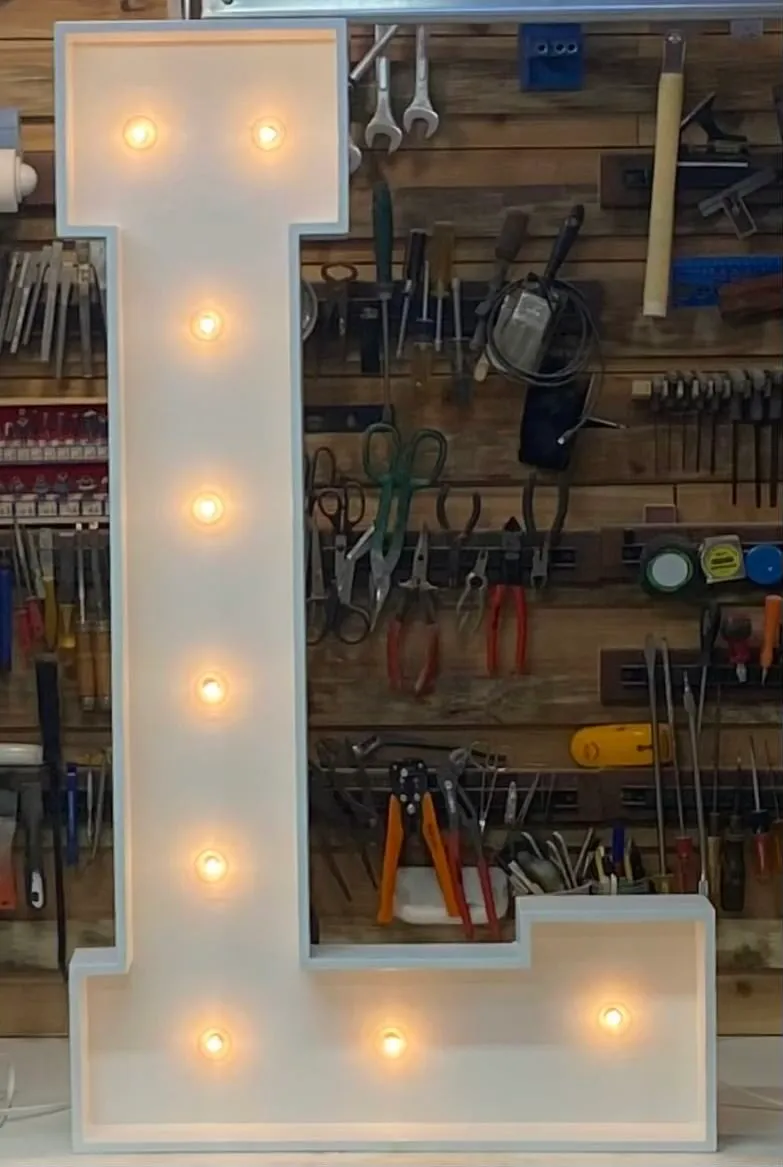 Marquee Letter L