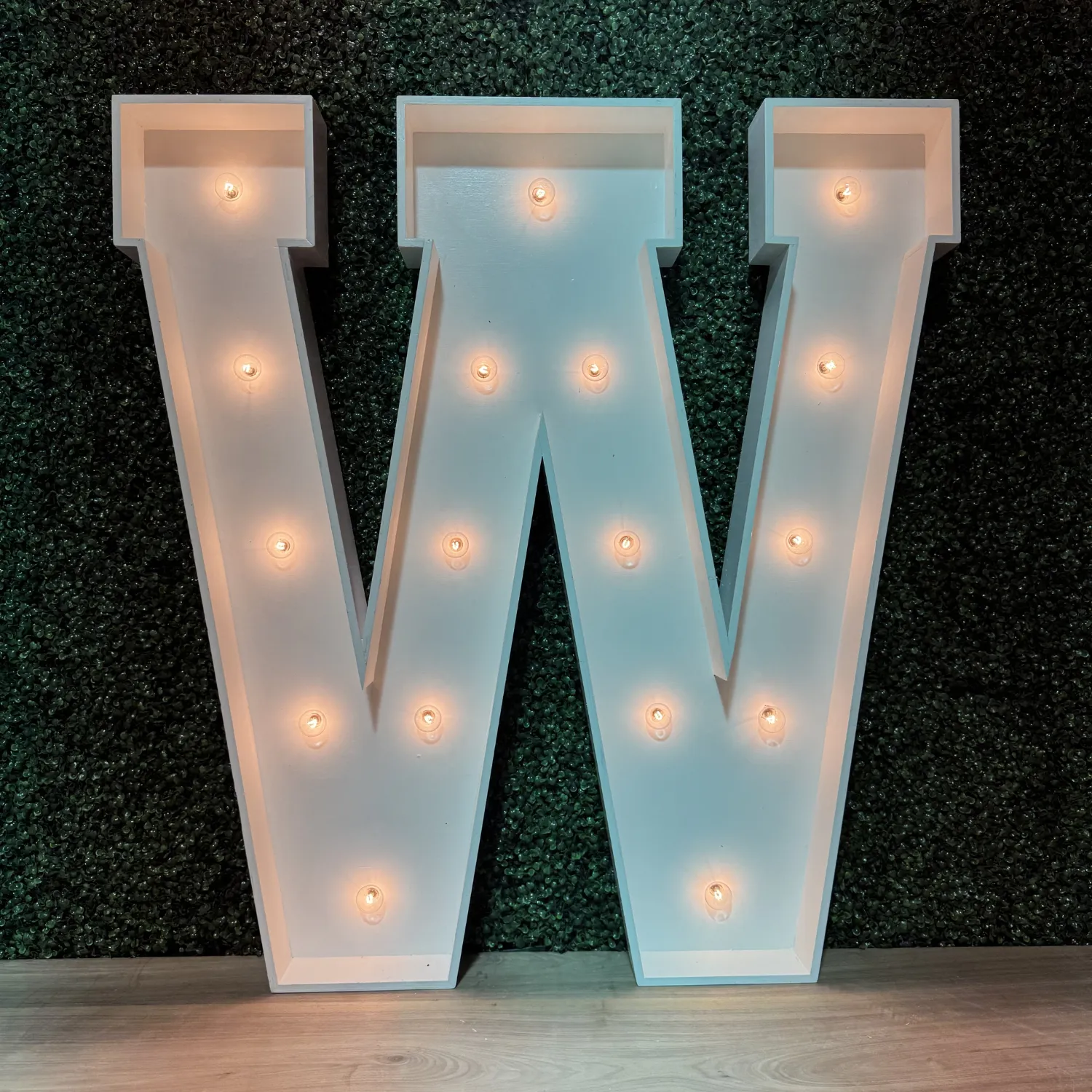 Marquee Letter W