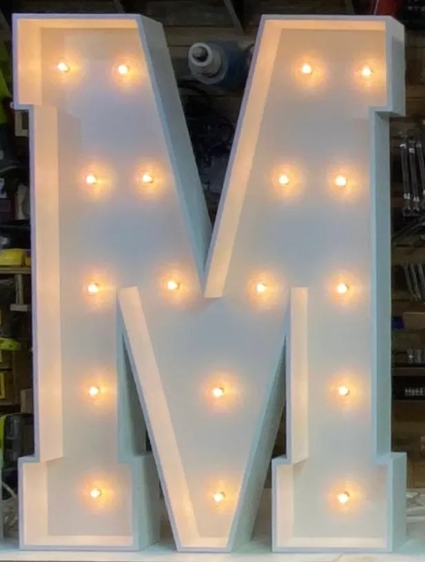 Marquee Letter M
