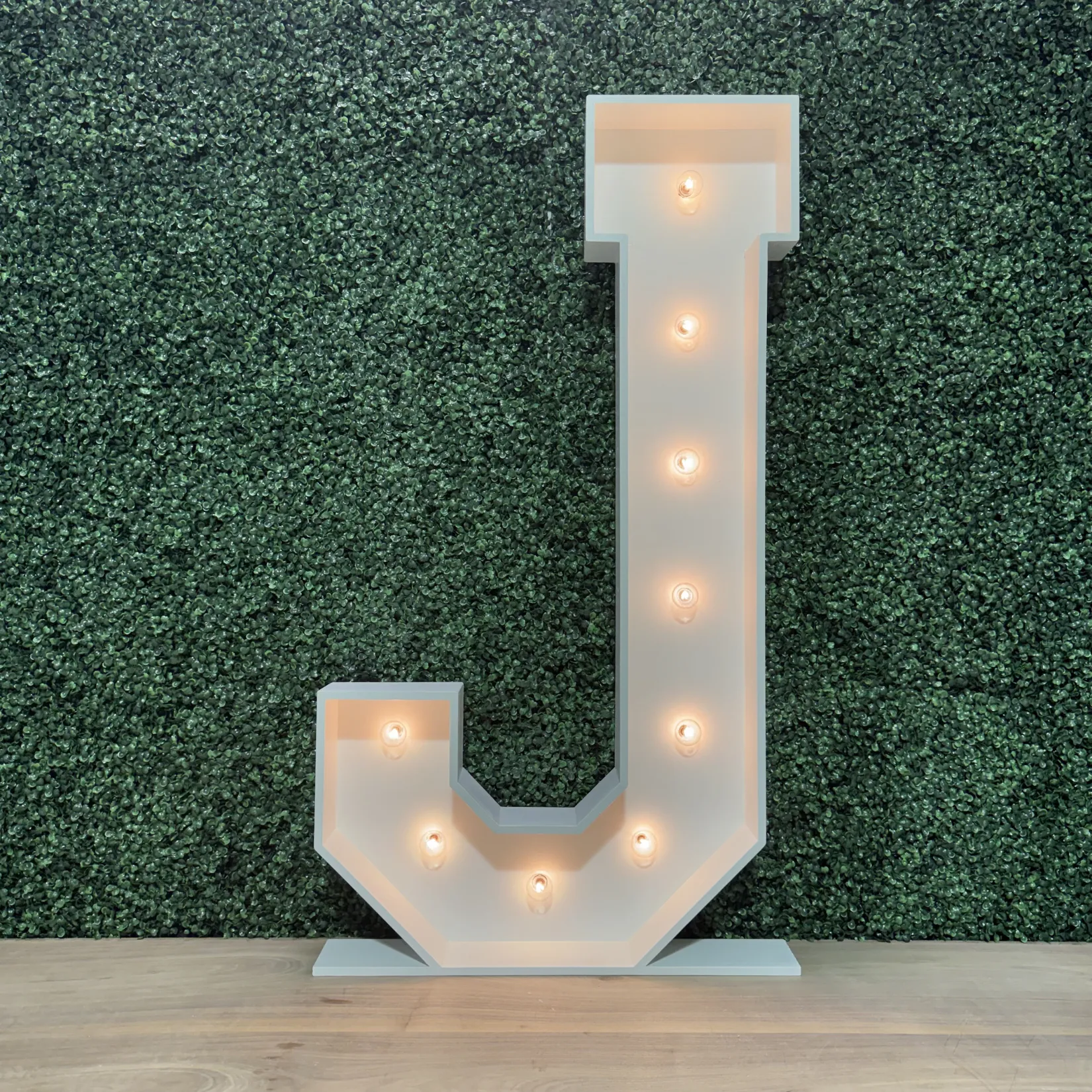 Marquee Letter J
