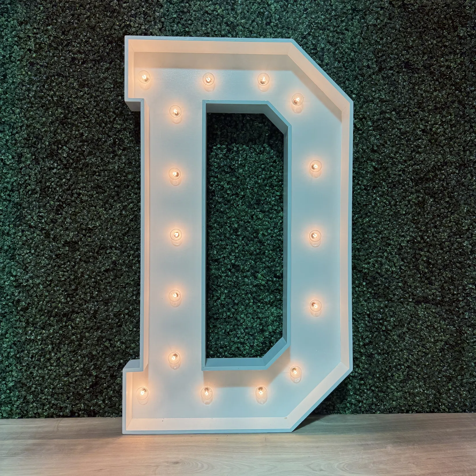 Marquee Letter D