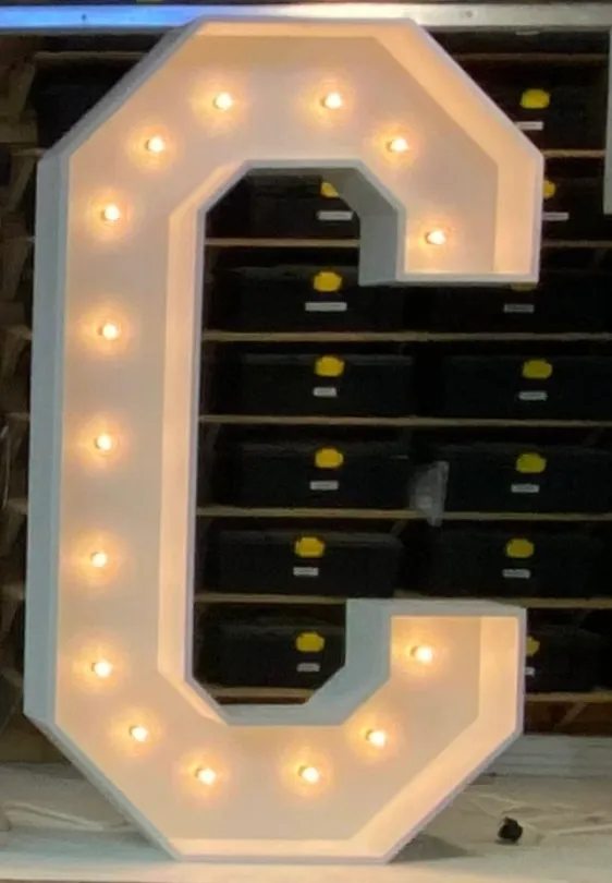 Marquee Letter C