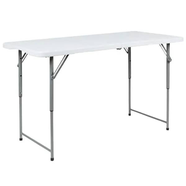 4' Plastic Folding Table