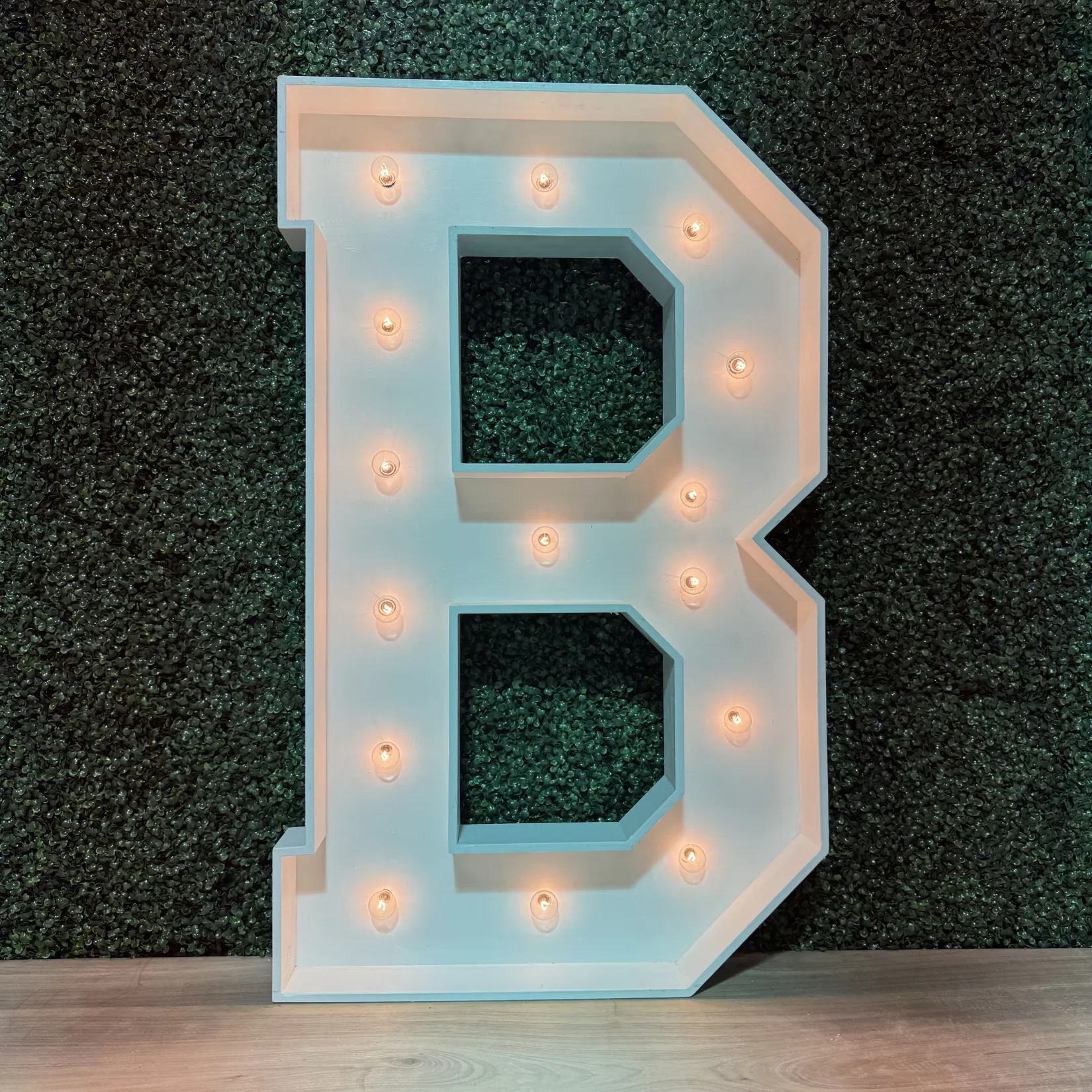 Marquee Letter B