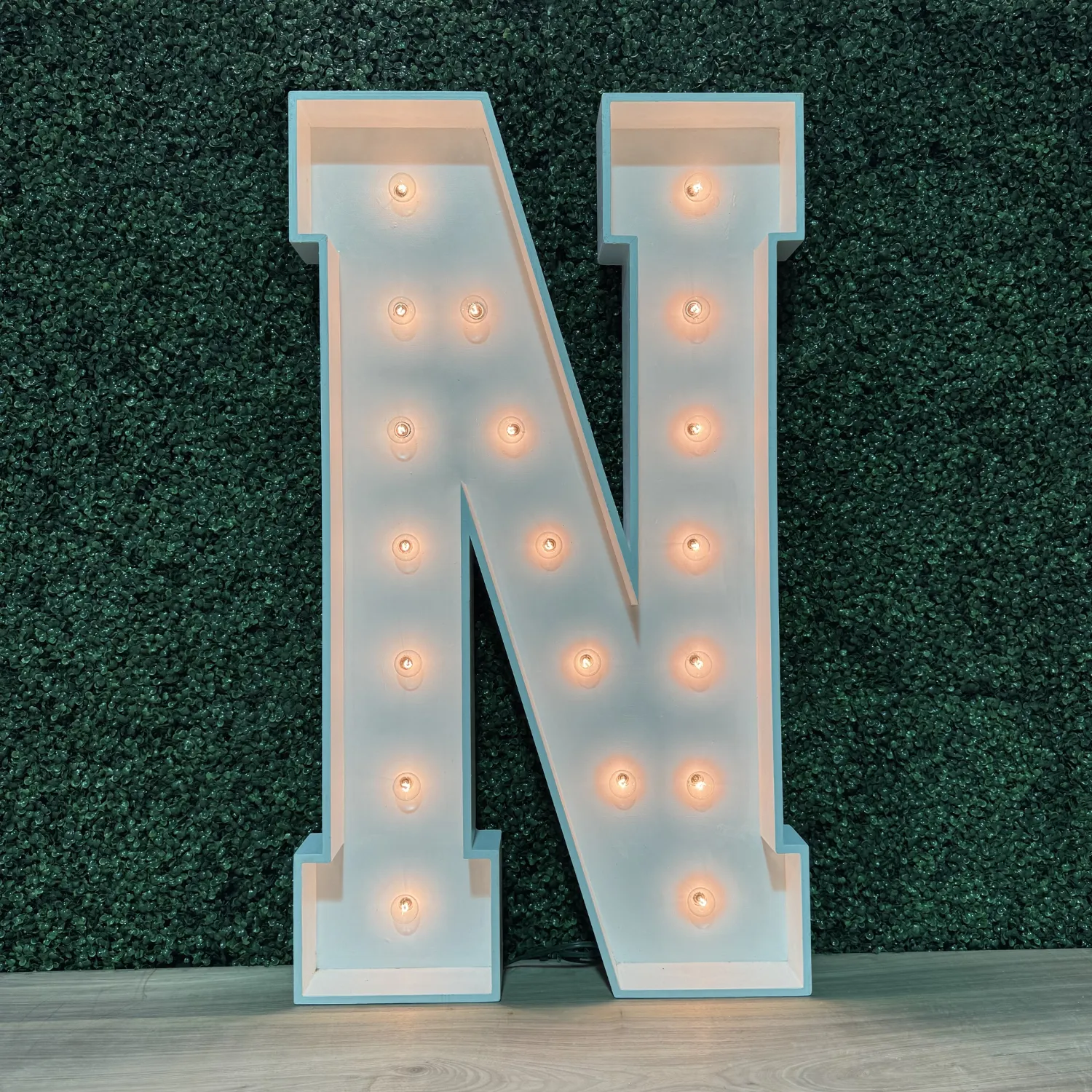 Marquee Letter N