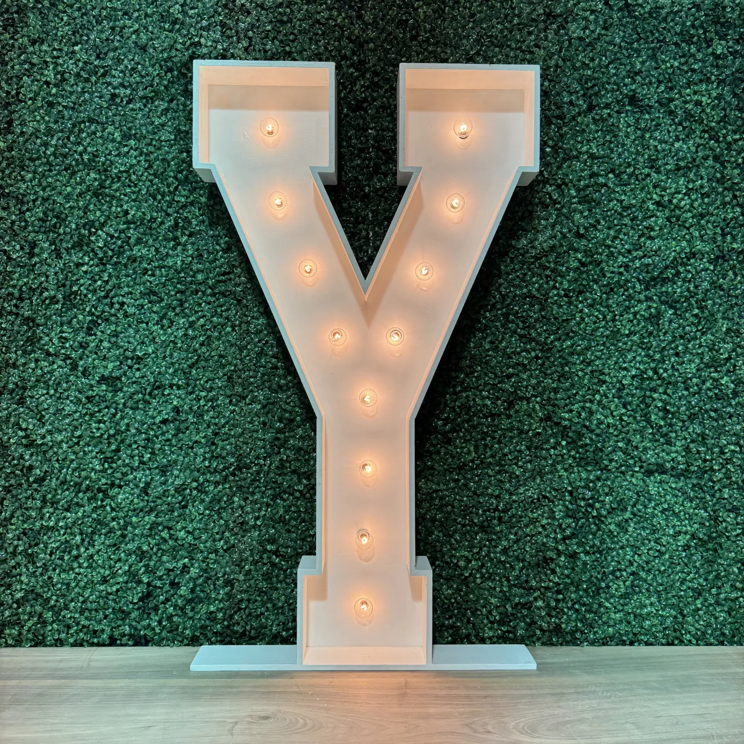 Marquee Letter Y