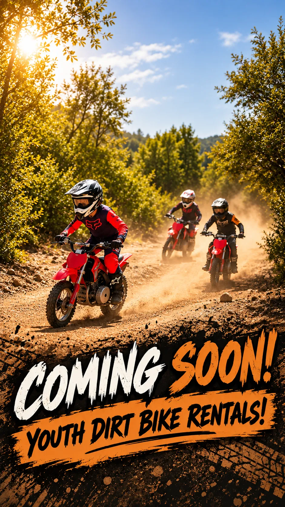 Youth Dirt Bike Rentals