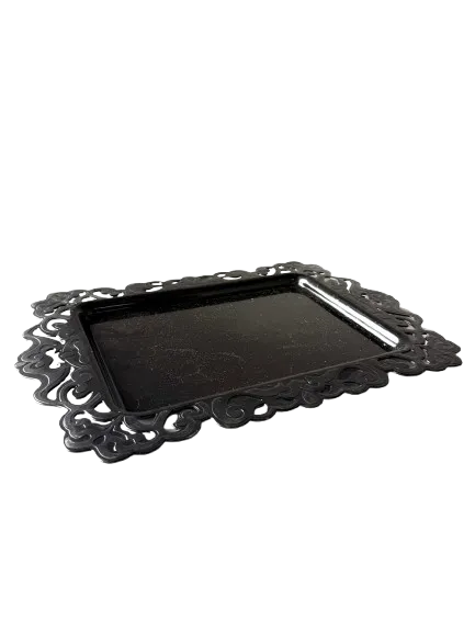 Black Lace Tray