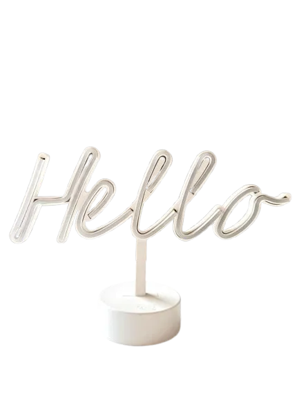 LED Hello Sign