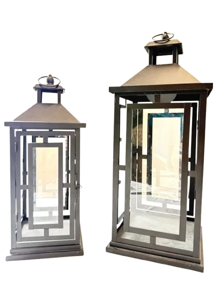 Large Black lanterns