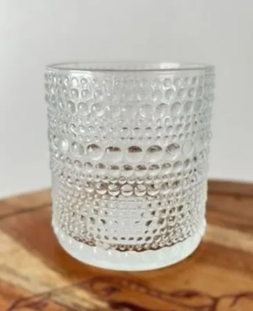 Votive Holders - Clear Bubbles
