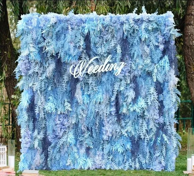 Blue Flower Wall