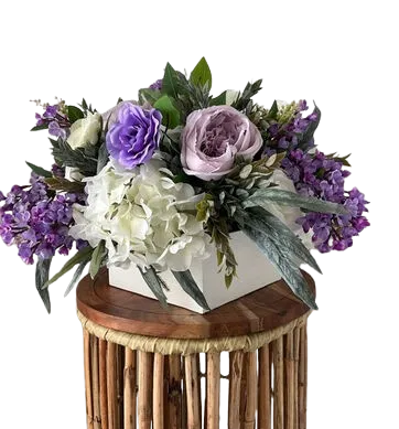 Lavender Flower Boxes