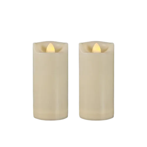 LED Pillar Candles- Ivory (Bulk)