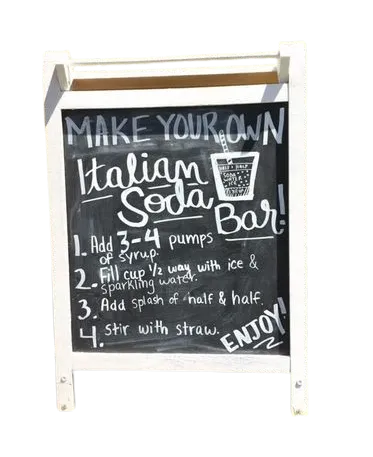 Large Chalkboard Easels