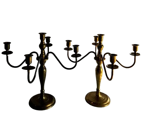 Antique Gold Candelabra