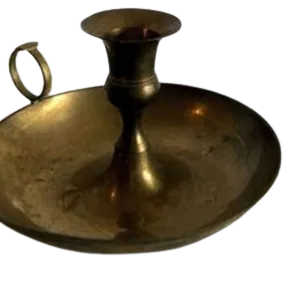 Vintage Gold Candle Holder