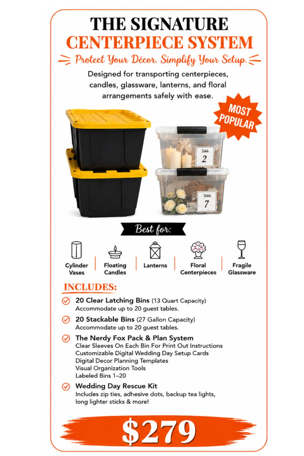 The Signature Centerpiece System