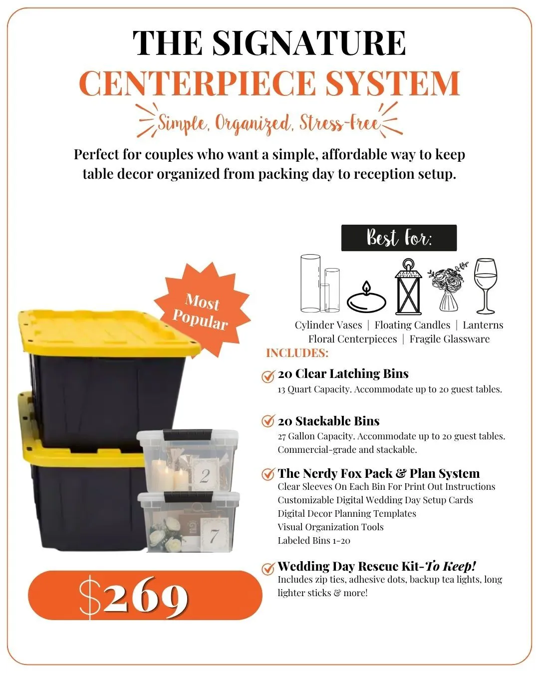 The Signature Centerpiece System