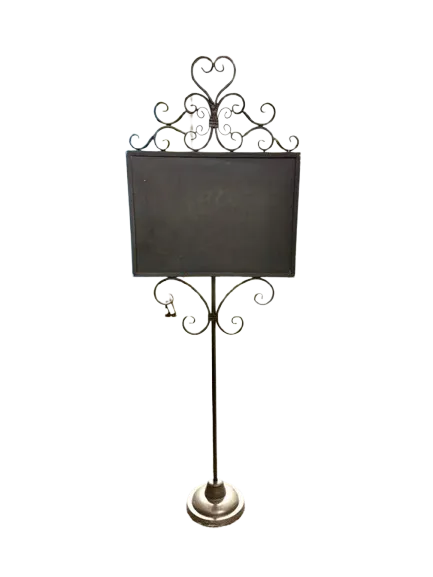Scroll Chalkboard Stand