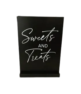 Black Treats Sign