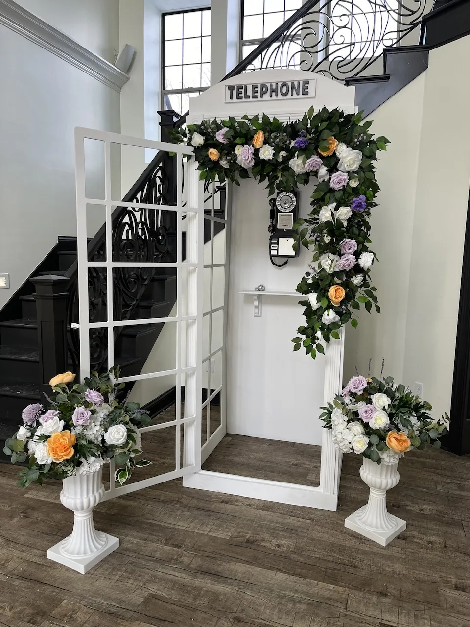 Telephone Booth with Audio Guestbook