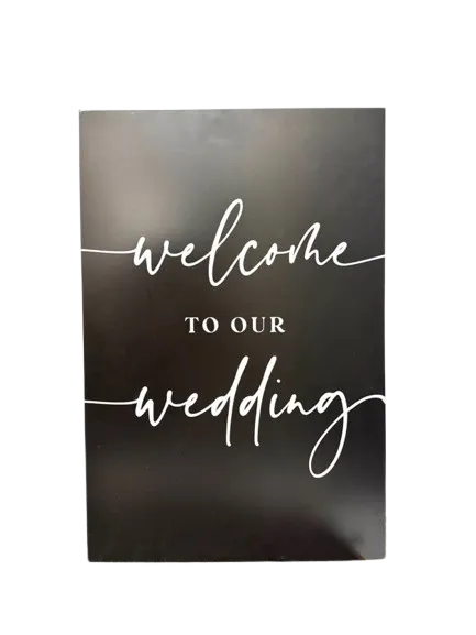 Welcome to Wedding Sign