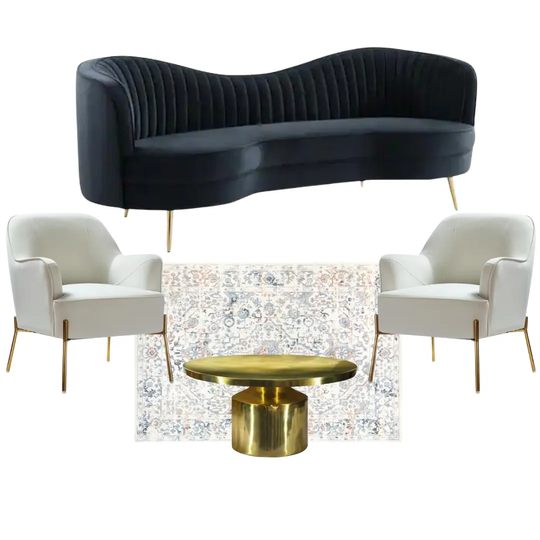 Naturi & White Lounge Vignette