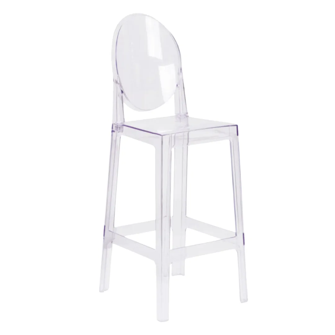 Ghost Barstool - Clear