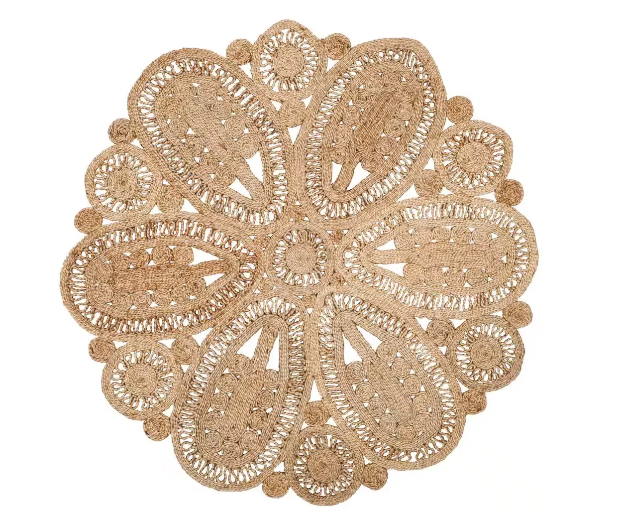 Round Jute Rug (5ft)