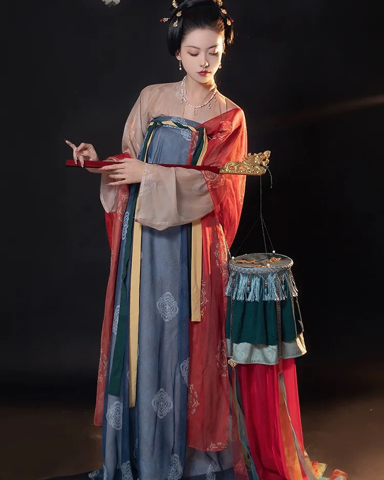  Pink & blue Qixiong skirt set 粉蓝齐胸裙