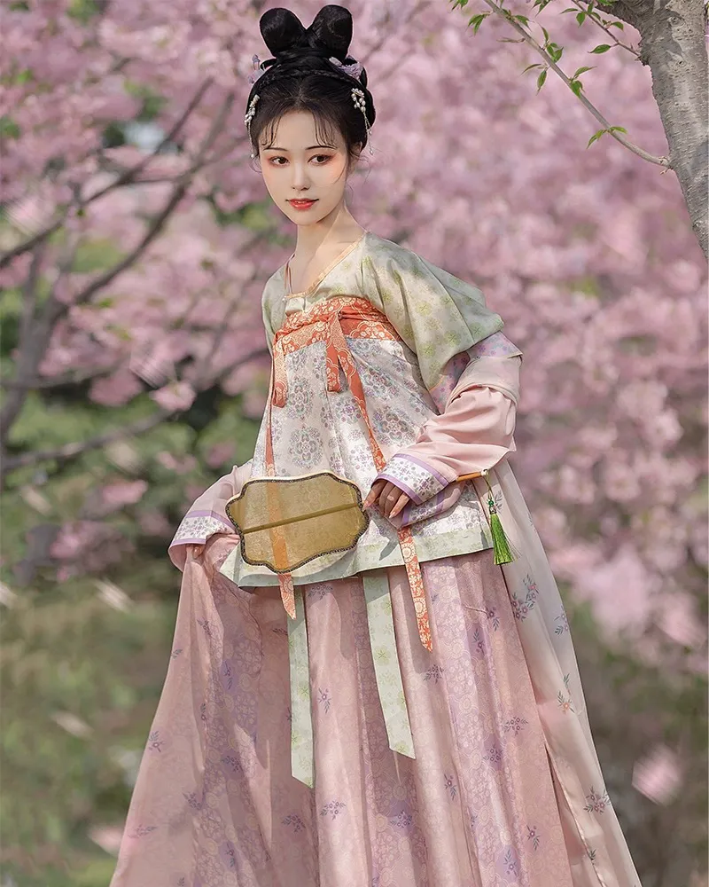  Baoxiang floral Qixiong skirt set  宝相纹齐胸衫裙