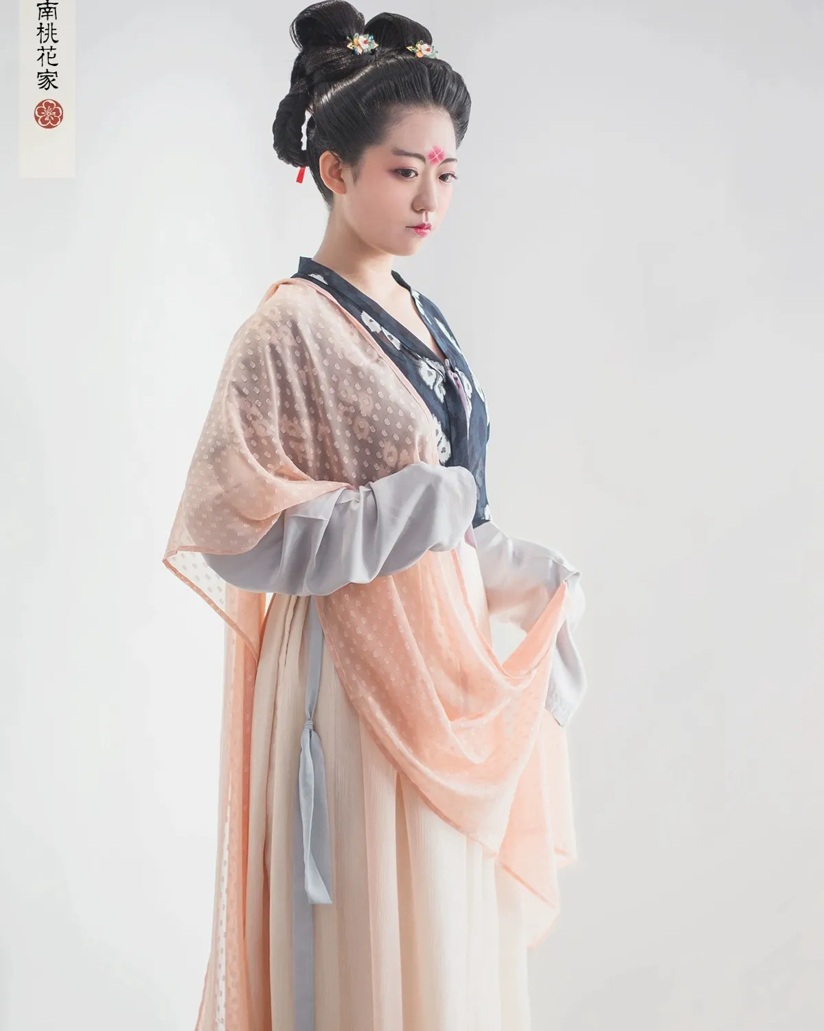 Wuzhou style vest and skirt set  武周风格坦领裙 
