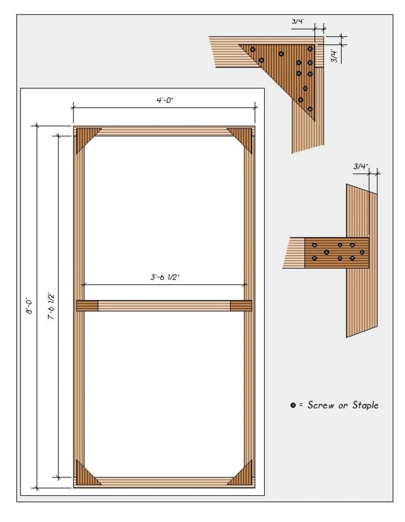 8ft tall scenic flats 