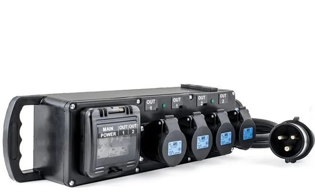 32a 1ph - 4 x 16a Distro Box