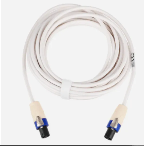 NL4 speaker cable - white