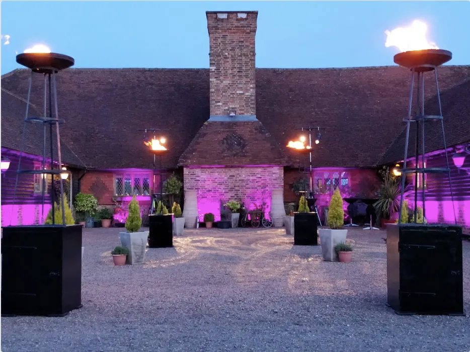 7ft high Flambeaux - outdoor