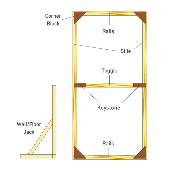 10ft tall scenic flats 
