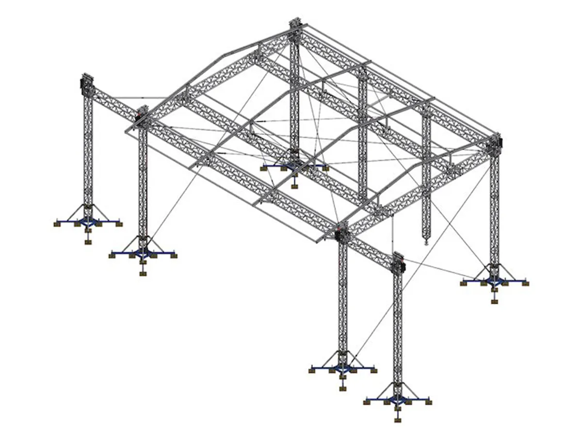 Milos 10m x 6m outdoor stage