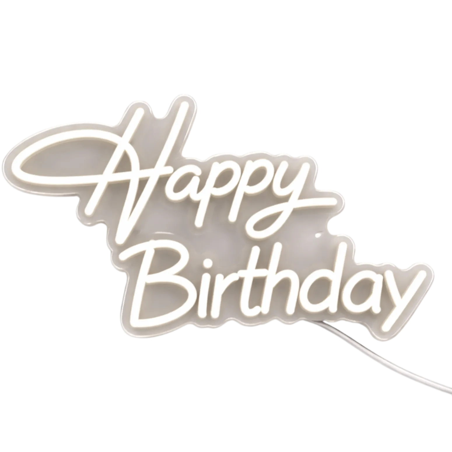 Happy Birthday Neon Sign Rental (39.4"x22.0")