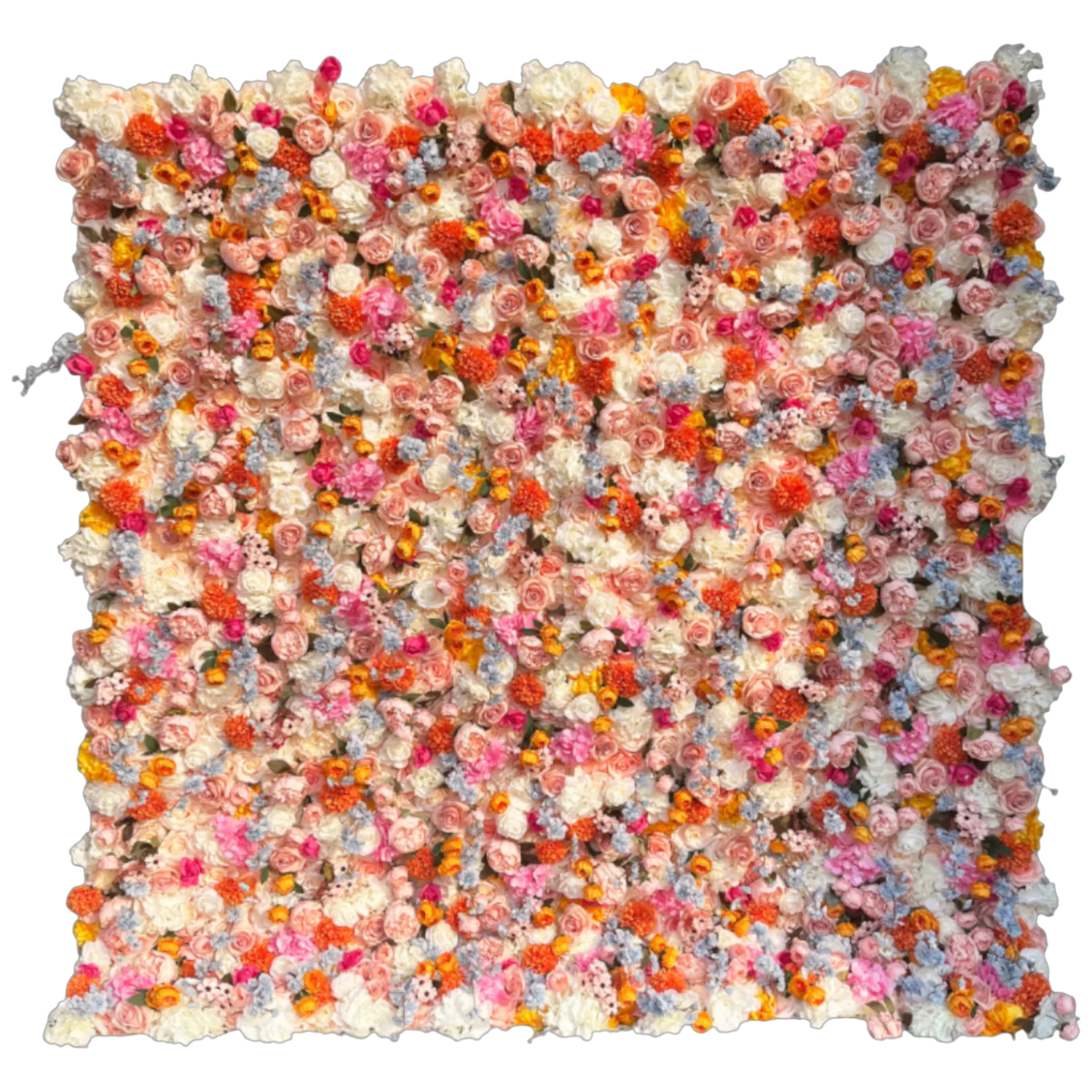 Candy Clouds Flower Wall Rental (8×8)