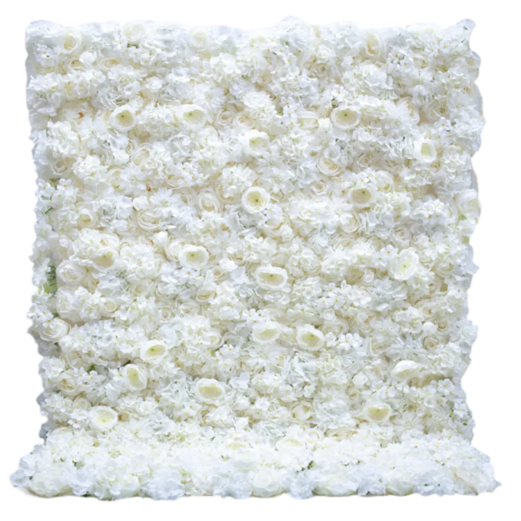 Pure Elegance Flower Wall Rental (8×8)