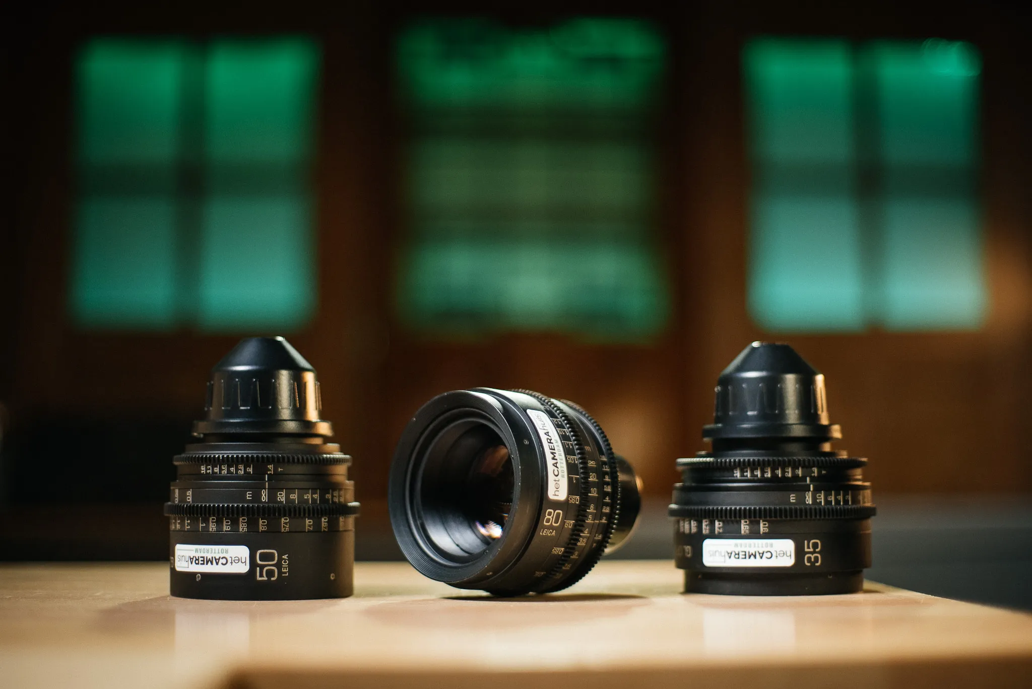 Leica R Cine Summilux 3-lens set PL-mount