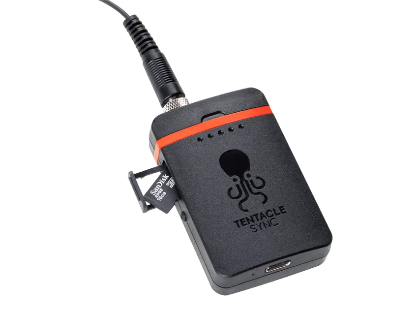 Tentacle Sync Track-E Audiozender met Tentacle Sync